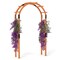 Outdoor Garden Arch 7.7 Feet Wooden Arbor for Climbing Plants and Decorations